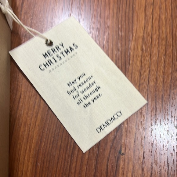 Demdaco Merry Christmas Bell Red Rustic NIB - Picture 2 of 6